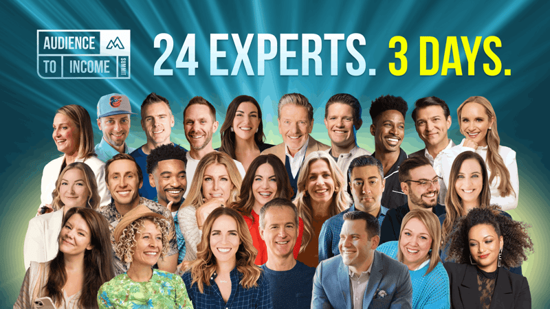 Audience to Income Summit - Blog Header